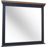  Steve Silver Furniture Bear Creek BC950MRB Dresser Mirror - Brown IMAGE 1