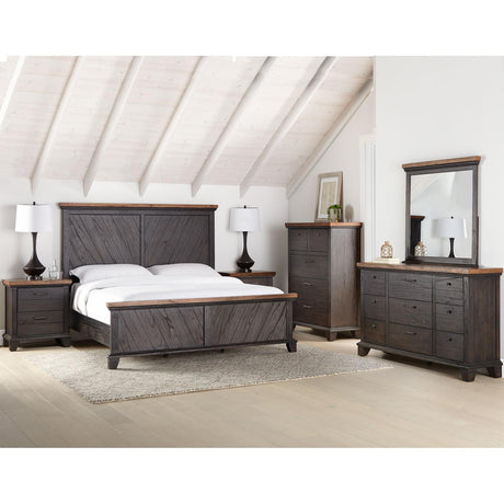  Steve Silver Furniture Bear Creek BC950NSB Nightstand - Brown IMAGE 4