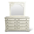  Steve Silver Furniture Highland Park HP900 Dresser and Mirror - Cathedral White IMAGE 1
