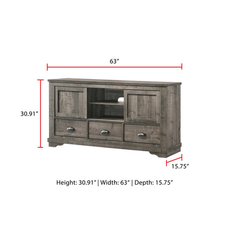  Crown Mark Coralee B8100-7 Media Console IMAGE 5