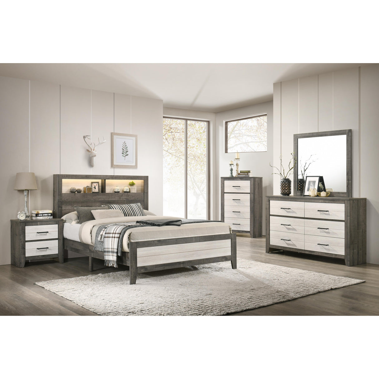  Crown Mark Rhett B8170-2 Nightstand IMAGE 4