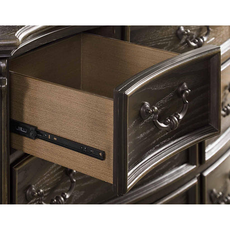  Steve Silver Furniture Rhapsody RH900 Dresser and Mirror - Molasses IMAGE 3