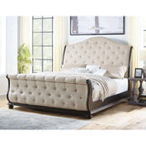  Steve Silver Furniture Rhapsody RH900 King Sleigh Bed - Molasses IMAGE 1