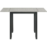  Elements International Martin DMT3003DLDS 3 pc Dinette - Grey/Black IMAGE 2