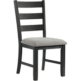  Elements International Martin DMT3003DLDS 3 pc Dinette - Grey/Black IMAGE 5