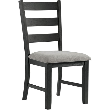  Elements International Martin DMT3003DLDS 3 pc Dinette - Grey/Black IMAGE 5