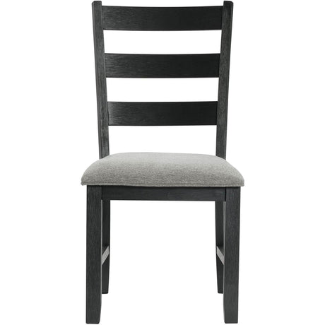  Elements International Martin DMT3003DLDS 3 pc Dinette - Grey/Black IMAGE 6