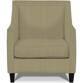  Elements International Erica UER082100CA Chair with Chrome Nails - Heirloom Natural IMAGE 1