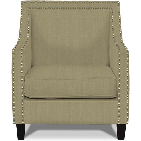  Elements International Erica UER082100CA Chair with Chrome Nails - Heirloom Natural IMAGE 1