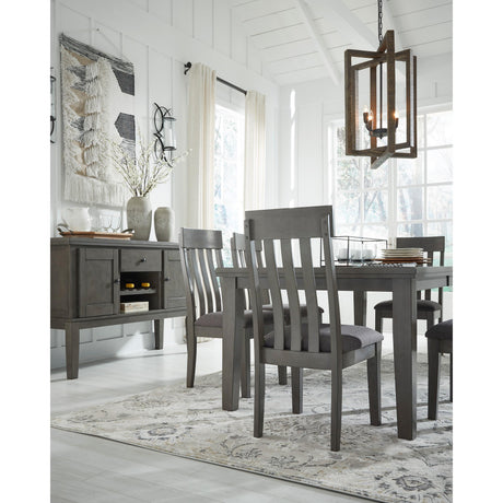  Signature Design by Ashley Hallanden D589-35 Rectangular Dining Room Butterfly Extension Table IMAGE 8