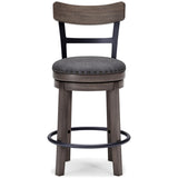  Signature Design by Ashley Caitbrook D388-224 Upholstered Swivel Barstool IMAGE 2