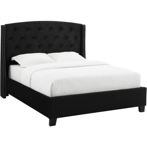  Crown Mark Eva 5111BK-Q Queen Platform Bed - Black IMAGE 1