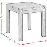  Elements International Colorado TCO100ETP End Table w/USB IMAGE 4