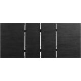  Elements International Grady DGD818DTB Dining Table - Black IMAGE 3
