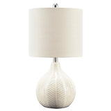 Signature Design by Ashley Rainermen L180024 Ceramic Table Lamp IMAGE 1