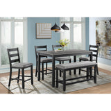 Elements International Martin DMT300CSC Counter Height Side Chair IMAGE 7