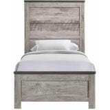  Elements International Millers Cove MC300TB Twin Panel Bed IMAGE 2