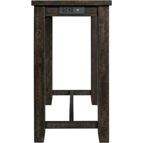  Elements International Stone TST100BTSP 4 pc Counter Height Dinette - Charcoal IMAGE 13