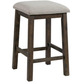  Elements International Stone TST100BTSP 4 pc Counter Height Dinette - Charcoal IMAGE 3