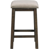  Elements International Stone TST100BTSP 4 pc Counter Height Dinette - Charcoal IMAGE 4
