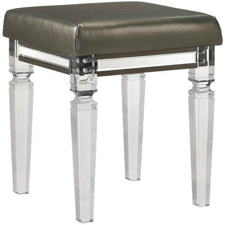  Elements International Twenty Nine TN600VTNSTAL Vanity Stool W/Acrylic Leg IMAGE 1