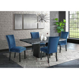  Elements International Valentino CVL400TTB Dining Table - Grey Marble IMAGE 8