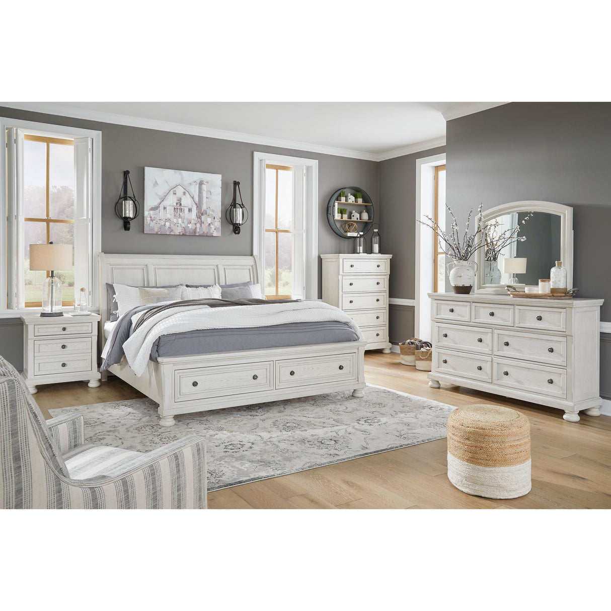  Signature Design by Ashley Robbinsdale B742-92 Two Drawer Night Stand IMAGE 9