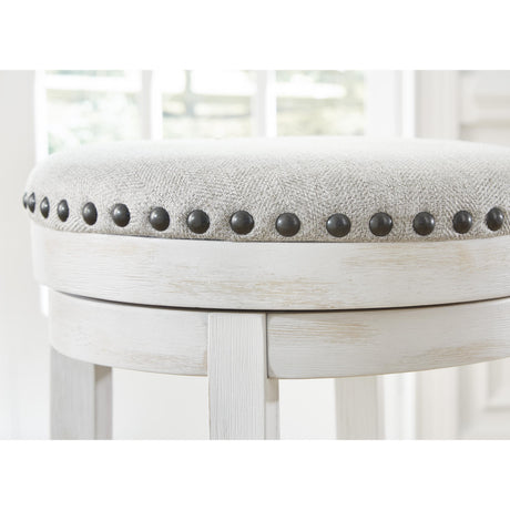  Signature Design by Ashley Valebeck D546-324 Upholstered Swivel Stool IMAGE 4