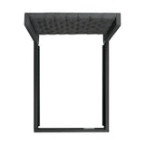  Elements International Morrow UMW090QB Queen Upholstered Bed - Charcoal IMAGE 3
