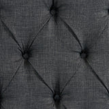  Elements International Morrow UMW090KB King Upholstered Bed - Charcoal IMAGE 5