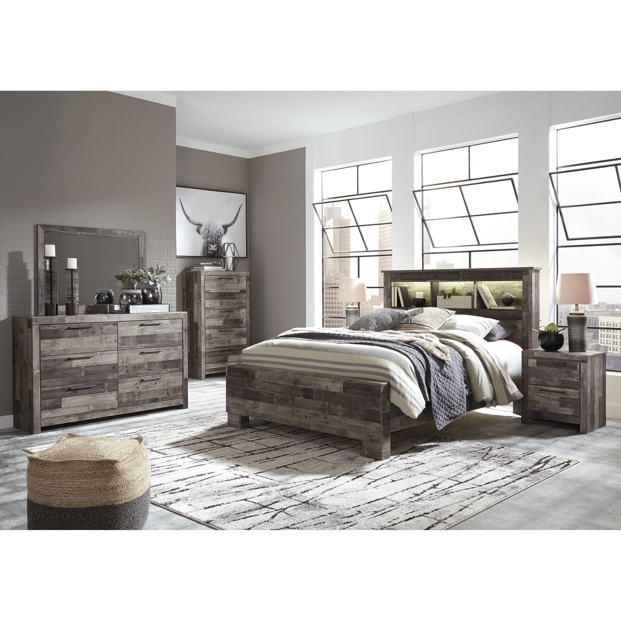  Benchcraft Derekson B200B1 Dresser and Mirror IMAGE 12