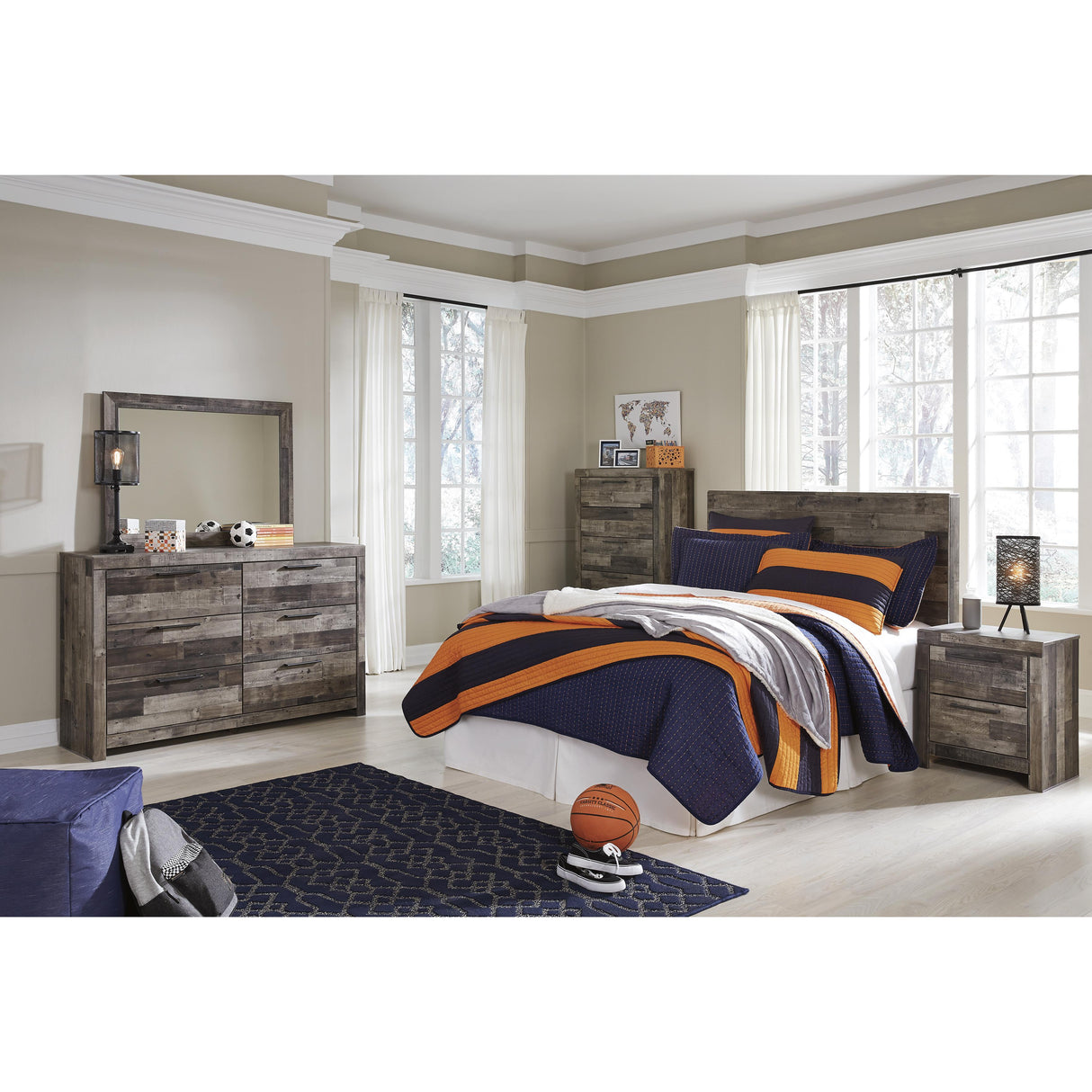  Benchcraft Derekson B200B1 Dresser and Mirror IMAGE 17