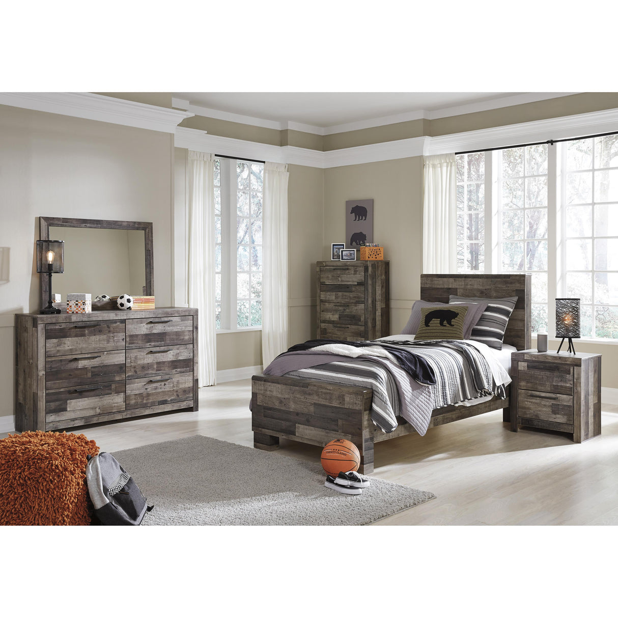  Benchcraft Derekson B200B1 Dresser and Mirror IMAGE 18