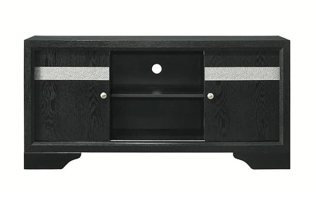 Crown Mark Furniture Regata TV Stand in Black image