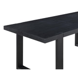  Steve Silver Furniture Yves YS500 Counter Height Dining Table with 18" Leaf - Rubbed Charcoal IMAGE 4