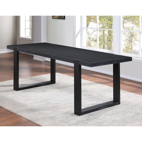  Steve Silver Furniture Yves YS500 Counter Height Dining Table with 18" Leaf - Rubbed Charcoal IMAGE 6
