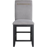  Steve Silver Furniture Yves YS500CCG Counter Height Stool - Grey IMAGE 2