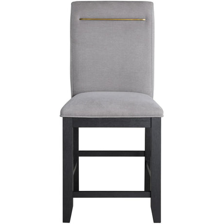 Steve Silver Furniture Yves YS500CCG Counter Height Stool - Grey IMAGE 2