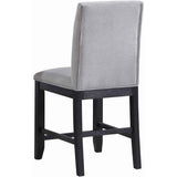  Steve Silver Furniture Yves YS500CCG Counter Height Stool - Grey IMAGE 4
