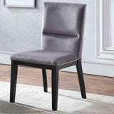  Steve Silver Furniture Amalie AL4848SG Dining Chair - Grey/Black IMAGE 1