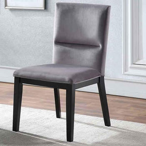  Steve Silver Furniture Amalie AL4848SG Dining Chair - Grey/Black IMAGE 1