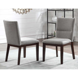  Steve Silver Furniture Amalie AL4848SB Dining Chair - Camel/Walnut IMAGE 4