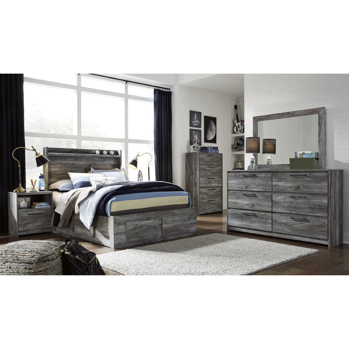  Signature Design by Ashley Baystorm B221B30 Dresser and Mirror IMAGE 9
