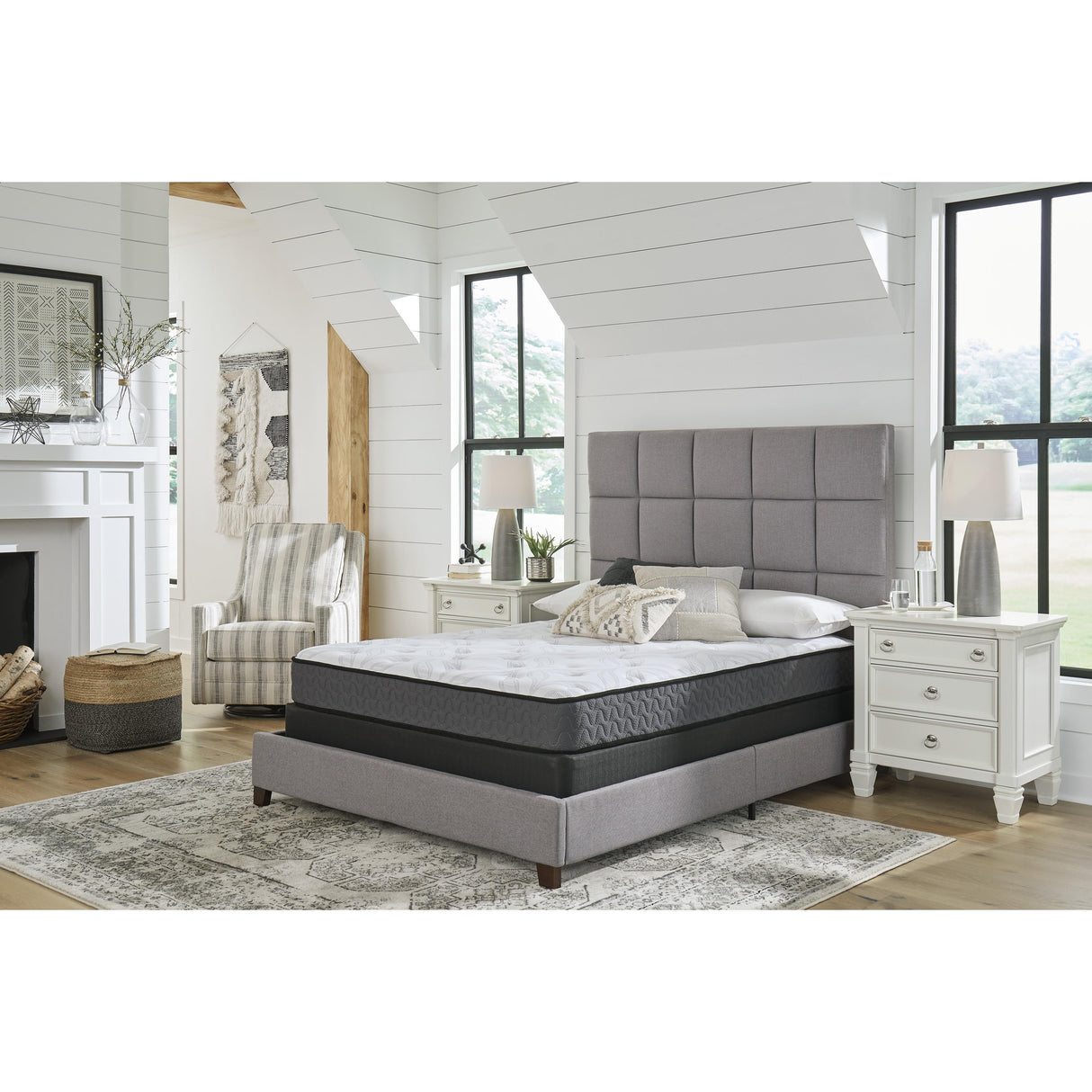  Sierra Sleep 8 Inch Bonnell Hybrid M58751 California King Mattress IMAGE 8