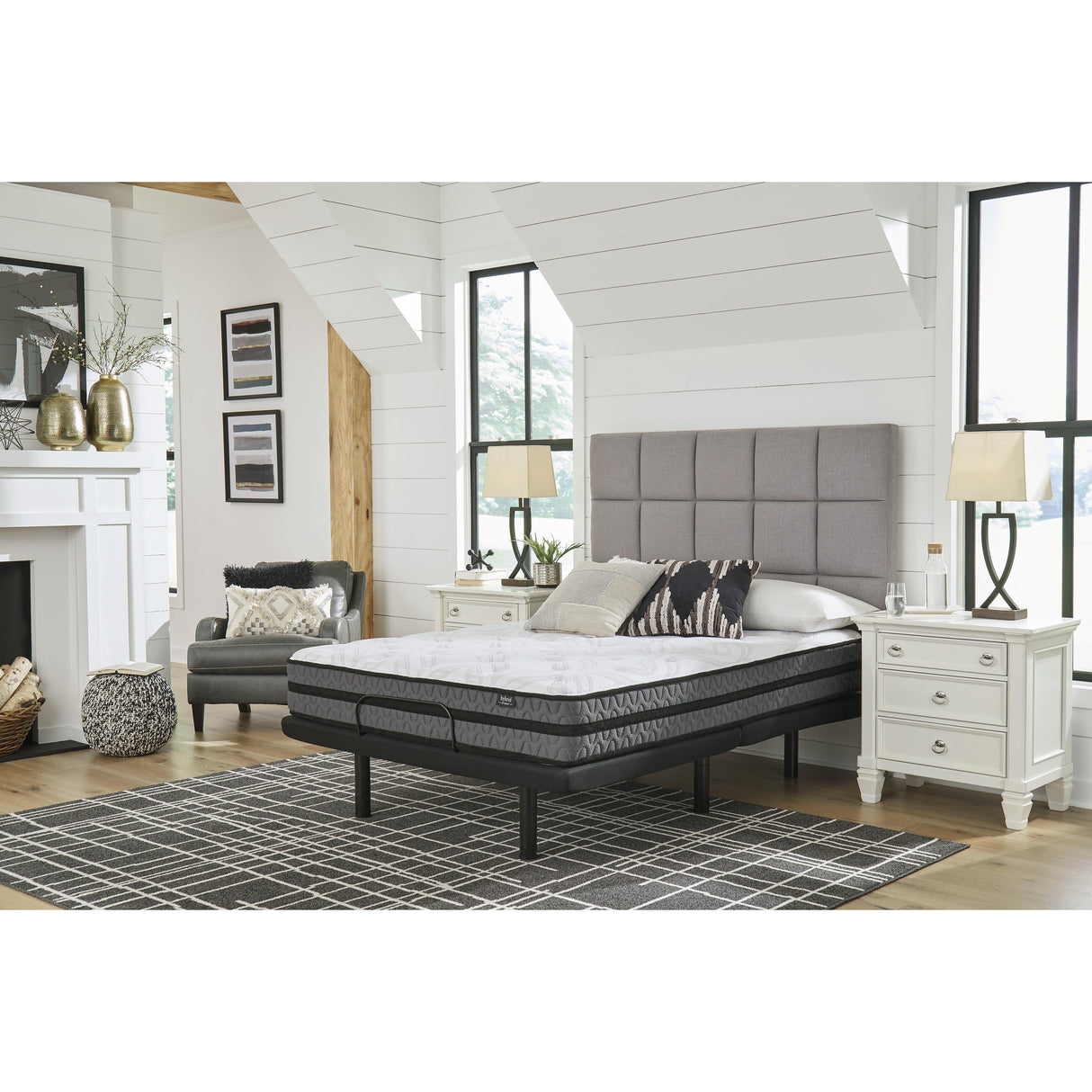  Sierra Sleep 10 Inch Pocketed Hybrid M58931 Queen Mattress IMAGE 13