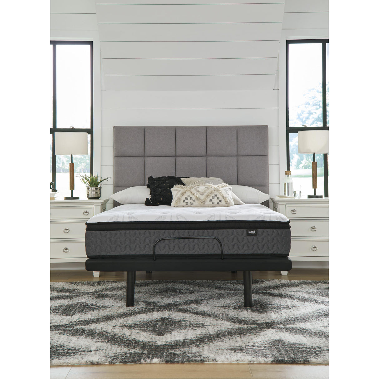  Sierra Sleep 12 Inch Pocketed Hybrid M59021 Full Mattress IMAGE 9