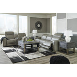  Signature Design by Ashley Correze U94202S3 3 pc Power Reclining Sectional Loveseat IMAGE 10