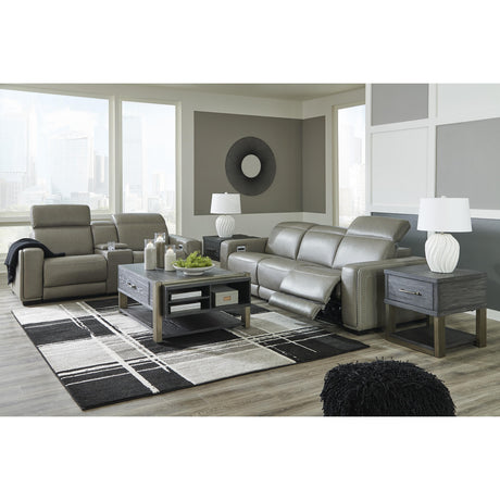  Signature Design by Ashley Correze U94202S3 3 pc Power Reclining Sectional Loveseat IMAGE 10