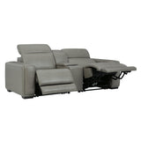  Signature Design by Ashley Correze U94202S3 3 pc Power Reclining Sectional Loveseat IMAGE 3