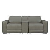  Signature Design by Ashley Correze U94202S3 3 pc Power Reclining Sectional Loveseat IMAGE 4